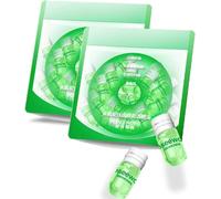 Mini frascos de cápsulas de aceite limpiador natural, 20 unidades envasadas individualmente, imprescindible para viajes, aceite desmaquillante portátil