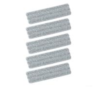 Mini fregona de escritorio manos libres para una limpieza rápida de la cocina, dispositivo compacto que ahorra mano de obra para suelos duros, incluye paños de repuesto lavables (C)