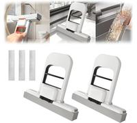 Mini fregona plegable de escritorio, fregona plegable de mesa, fregona con esponja, fregona de mesa que ahorra espacio, limpieza manos libres, para cocina, baño y superficies de cristal, (2 piezas