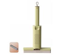 Mini fregona plegable para cocina y baño, lavable a mano, portátil, con diseño colgante, para espacios pequeños, color beige