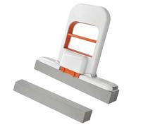 Mini fregona portátil autosqueeze pequeña, fácil de limpiar, mini M-op portátil, fregona de esponja para limpieza de suelos, sistema de limpieza de uso húmedo y seco, mopa pequeña de algodón para baño