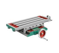 Mini fresadora mesa de trabajo de 2 ejes mesa de fresado mesa de fresado grande ajustable alta precisión torno de metal para todas las mesas de perforación, taladros