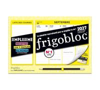 Mini Frigobloc Hebdomadaire Simplissime: De septembre 2026 à décembre 2027