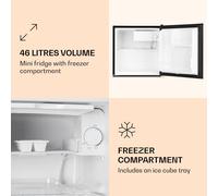 Mini-frigorífico KS50-A de 46 litros con compartimento de hielo 41 dB