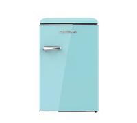 Mini Frigorífico Retro 110L Azul con ICEBOX, Clase E y Luz Interior de Cecotec