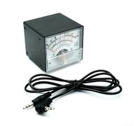 Mini FT857F897 - Medidor de onda estacionaria externo para FT-857D y FT-897D, VSWR SWR SWR medidor de potencia con cable de 100 cm, medidor S para pantalla de disco SIG PWR MOD, carcasa de hierro con