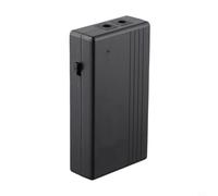 Mini fuente de alimentación de emergencia 7800 mAh 12 V portátil UPS batería de litio compacta carcasa ignífuga protección contra sobrecarga para módem, router, cámara, viajes, oficina, hogar, negro