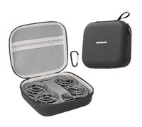 Mini funda de transporte para DJI Neo 2, funda rígida de almacenamiento de viaje, bolsa de transporte Neo 2, funda protectora impermeable de piel sintética EVA, organizador portátil con mosquetón