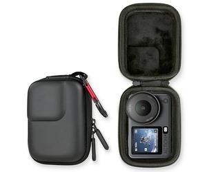Mini funda de transporte para DJI Osmo Action 6, bolsa de almacenamiento de viaje, impermeable, EVA, cuerpo duro, caja protectora, organizador portátil con mosquetón para cámara Osmo Action 6