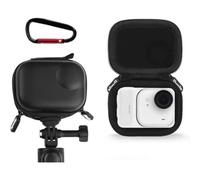 Mini funda de transporte para Insta360 GO Ultra PU rígida, funda protectora portátil de viaje con mosquetón para cámara deportiva