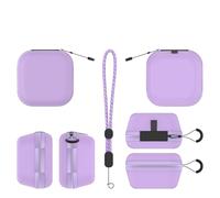 Mini funda de transporte portátil para Takara Tomy Punyrunzu, bolsa de almacenamiento a prueba de polvo y golpes, con correa de mano, cómoda sujeción, accesorios de viaje, Purple, Mini funda de