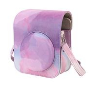 Mini Funda Protectora para Cámara para Funda para Cámara Instantánea con Correa Ajustable para el Hombro, Bonita Funda para Cámara Mini 12 (Rosa de ensueño)