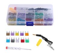 Mini fusibili kit assortimento EVGATSAUTO 100Pcs 2A/3A/5A/7.5A/10A/15A/20A/25A/30A/35A Mini fusibile a lama adatto per SUV camion auto
