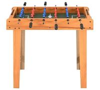 Mini futbolín de MDF y acero 69 × 37 × 62 cm - Futbolín compacto para casa, oficina o fiesta - Duradero y estable - Ideal para habitaciones pequeñas y familias