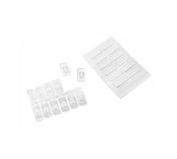 MINI GANCHOS COLGADORES ADHESIVOS 12UNI. INOFIX