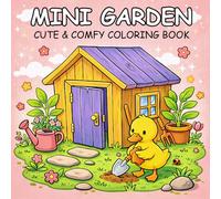 mini garden coloring book: Relaxing Floral Designs, Tiny Gardens, and Whimsical Nature Scenes for Teens and Adults | Stress Relief & Mindfulness