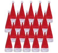 Mini Gat De Lollipop De Navidad: 20 PCS Holiday Candy Cap, Accesorio De Fiesta Con Correa Elástica, Linda Pieza De Vestuario Novedoso | División Divertida Del Trato De Navidad Para Niños, Amig