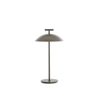 Kartell Mini Geen-A, Lámpara de mesa con batería, Intensidad regulable, H 36,5 cm, Bronce