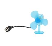 Mini generador de turbina de viento portátil para viajes al aire libre, dispositivo de carga de energía eólica alimentado por USB de 5 W para smartphones, tabletas, cámaras, color azul