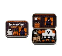 Mini Ghost in A Tin Box - Halloween Desktop Decor