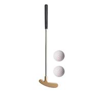 Mini Golf Putter - Portable Tabletop Golf Putteing Set with Zinc Alloy Head and Stainless Steel Shaft | Indoor Practice Golfs Club For School Home Use with 2 Golfs Balls