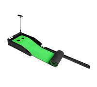 Mini Golf Set - Desktop Golf Toy, Mat de Entrenamiento portátil | Velvet Putting con Auto Ball Regreso para la Oficina en casa Entretenimiento Indoor Diversión Putting Game Decor and Skill Pra