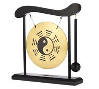 Mini Gong de escritorio - instrumentos de percusión japoneses - Campana de mesa de meditación - Decoración para el hogar, decoración del lugar de trabajo