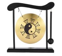 Mini gong de meditación - decoración de escritorio japonesa campana de percusión de cobre, ayuda para meditación | Mini gong japonés con símbolo decorativo de para oficina, hogar, Sch