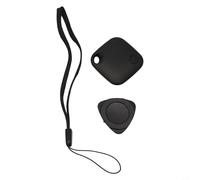 Mini GPS para etiqueta inteligente con alarma antipérdida de larga distancia compatible con iOS 14 5 y Find My Network (negro)