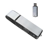 Mini grabadora de Voz Digital 16G - Podazz activada por Sonido 90 Horas de Capacidad Grabadora de Sonido con Caja de Metal Recargable por USB para conferencias reuniones