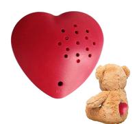 Mini grabadora de voz - Dispositivo interactivo de grabación de 60 segundos con botón | Dispositivo de grabación para animales de peluche | para niños regalo escuela Navidad San