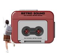 Mini Grabadora De Voz Llavero Retro, 5.5cm Llavero Grabadora De Voz Cassette, Reproductor De Música, Grabación De Mensajes Portátil Y Grabadoras De Cinta Para Llaves De Música O Llaves De Coche