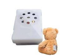 Mini grabadora de Voz para Animales de Peluche -Compacto de botón de grabadora de Sonido | Registre Mensajes Personalizados para un de Felpa | Box de Voz Reutilizable Relleno muñeca, manu