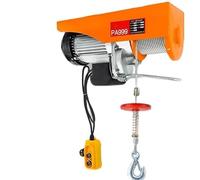 Mini grúa de elevación eléctrica para el hogar, polipasto de elevación pequeño de 220V PA200-PA600 12-20M, cabrestante de decoración de 1t/0,5 toneladas(PA600-12M)