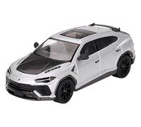 MINI GT - Lamborghini Urus Performance Gris 2024 Escala 1:64 Coupe Sistema de accionamiento eólico Manivela Jóvenes y Adultos