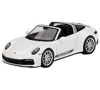 Mini GT 911 Targa 4S Blanco LHD MGT00332-R Escala 1:64 Modelo de coleccionistas fundido a presión