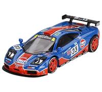 MINI GT McLaren F1 GTR N°33 Le Mans 24Hr 1996 Azul 1/64 Colección Limitada Montaje en Mesa Escultura Deportiva Moderna