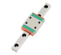 Mini guía lineal, LWL7B Guía de riel lineal de acero con rodamiento en miniatura Riel de guía lineal de 7 mm de ancho con bloque deslizante(Los 70MM)