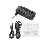 Mini Guitar Amper Auriculares Amplificador de Auriculares Amplificador de Guitarra de Guitarra Amp de Portátiles Instrumento Musical (Guitarra)