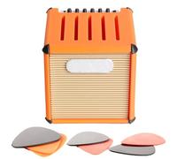 Mini Guitar Bitarsplifier Pickholder | Diseño Del Amplificador De Piloto De Guitarra | Caja De Almacenamiento De Selección De Guitarra Portátil | Material De PC Impresa En 3D 4.1 Cm Compacto Para Guit