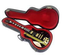 Mini Guitar Metallica iron Cross esp james hetfield les paul tribute model + Hard case box miniaturas a escala 1:4 guitarra en miniatura con funda de colección music gadget rock memorabilia