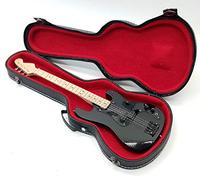 Mini Guitar Roger Waters Black Bass réplica tribute pink floyd model + Hard case box miniatura a escala 1:4 Guitarra Bajo miniatura con funda de colección gadget Rock memorabilia