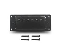 Mini Guitarra Eléctrica Con Pastilla Humbucker Cable De 6 Orificios Y 4 Núcleos Disponible En Varios Colores Puente de guitarra eléctrica pastilla eléctrica(Black 1 Pc)