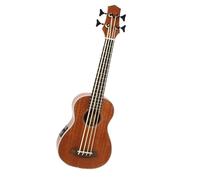 Mini Guitarra Eléctrica De 30 Pulgadas Bajo De 4 Cuerdas, Ukelele De Perilla Cerrada Vintage De Sapele Completo