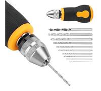 Mini Hand Drill Rotary Tool | Multifunctional Portable Manual Twist Drill | Precision Crafting Kit for Jewelry Making Polishing Engraving Miniature Model Hobby DIY