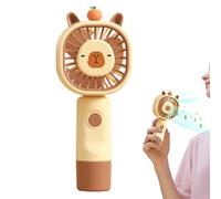 Mini Hand Fan - 2.68x1.97x6.69 Inches Pocket-Sized Powerful Cooling | Capybara USB Charging Fan With 5 Speeds | For Travel Camping Beach Office Commuting Summer Vacation, Lightweight Portable