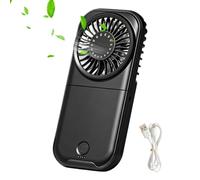 Mini Handheld Fan - 4 Speeds Foldable Rechargeable, Portable, With Lanyard