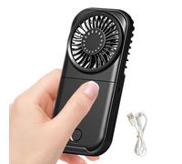 Mini Handheld Fan - 4 Speeds Foldable Rechargeable Wind Blower Quick-Charge
