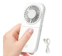 Mini Handheld Fan - 4 Speeds Foldable Rechargeable Wind Blower Quick-Charge