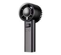 Mini Handheld Fan - 6 Inch Cooling Fan | ABS Portable Cooler - 120 Speed Rechargeable Personal Fans With LED Display Quiet Motor Type C Charging For Travel Camping Office